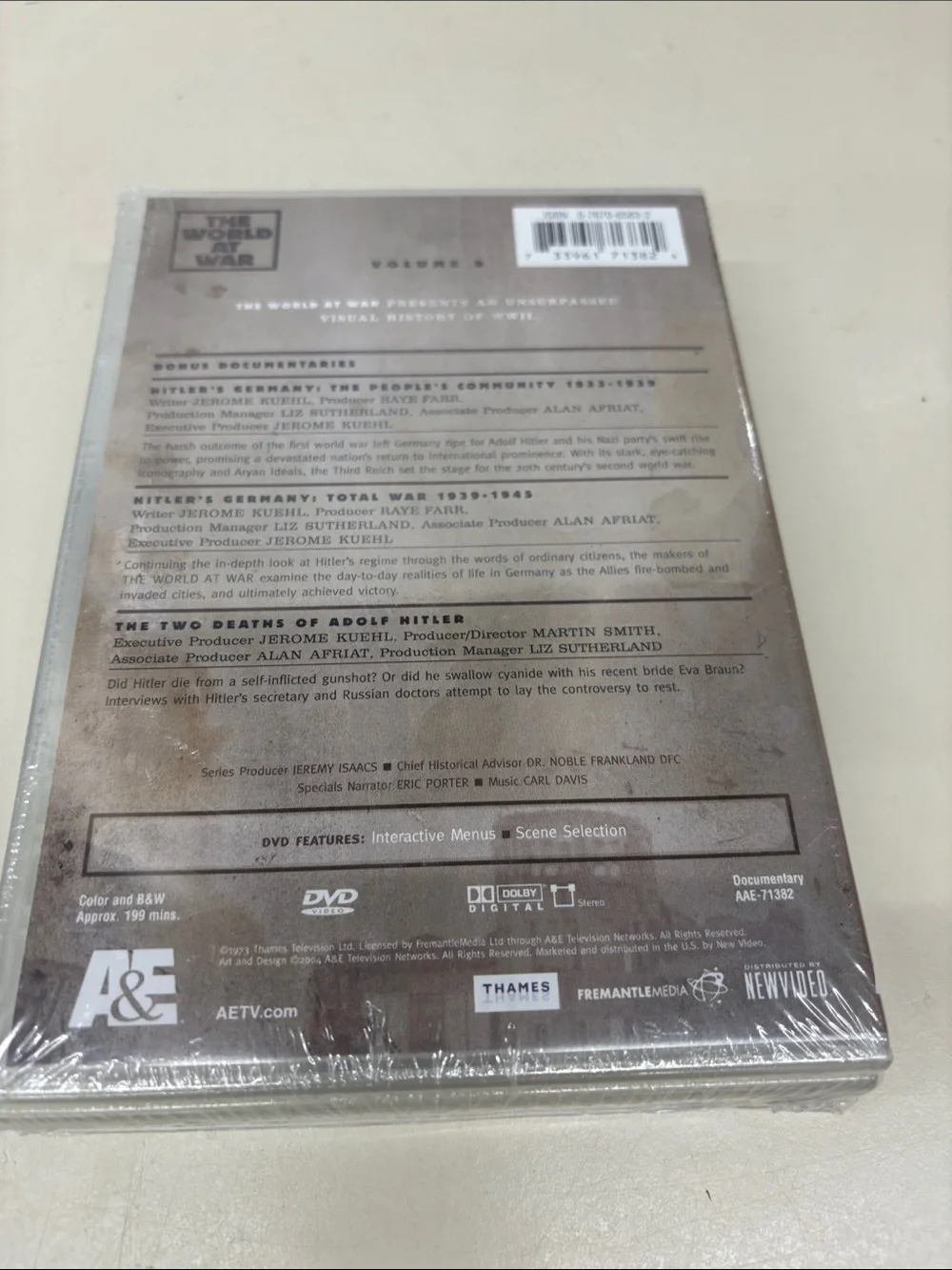 NWT The World at War DVD - Historical Documentary